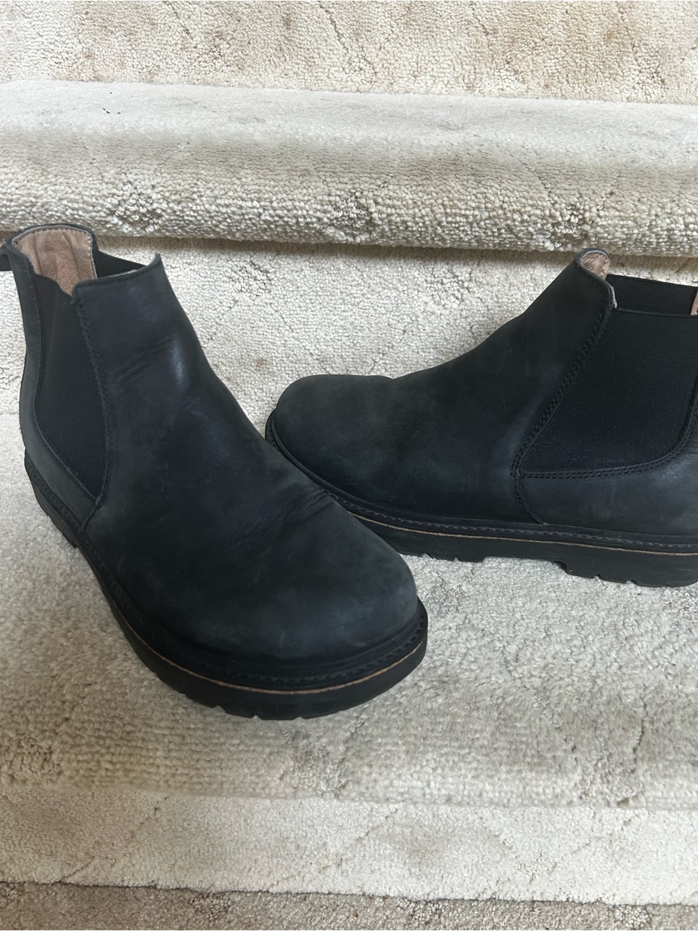 Birkenstock Black Chelsea Ankle Boots - Slip-On Booties